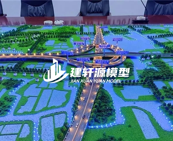 安达高速公路沙盘定制